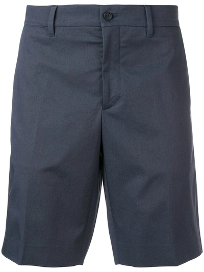 Shop Prada Classic Chino Shorts - Blue