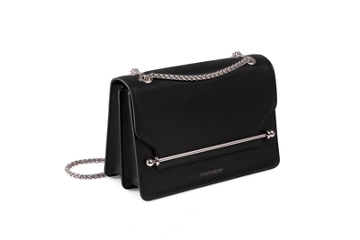 Shop Strathberry East/west In Black (silver Hardware)