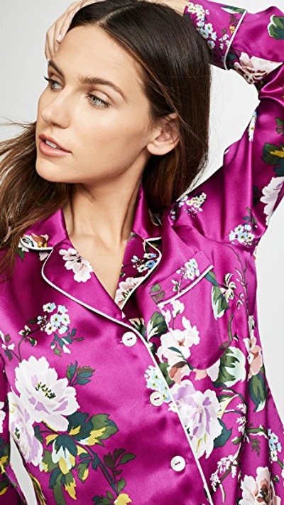 Shop Olivia Von Halle Lila Pajama Set In Marple