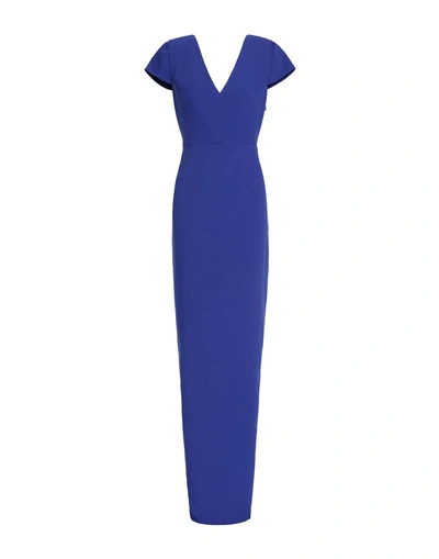 Shop Raoul Long Dresses In Bright Blue