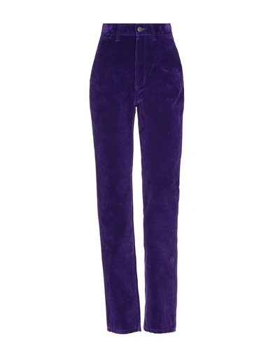 Shop Marc Jacobs Casual Pants In Purple