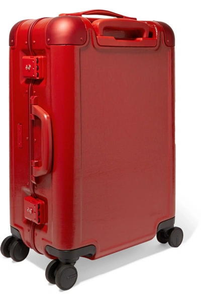 Shop Calpak + Jen Atkin Carry-on Hardshell Suitcase In Red