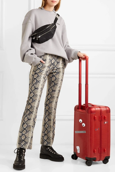 Shop Calpak + Jen Atkin Carry-on Hardshell Suitcase In Red