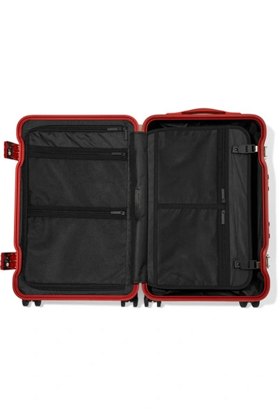 Shop Calpak + Jen Atkin Carry-on Hardshell Suitcase In Red