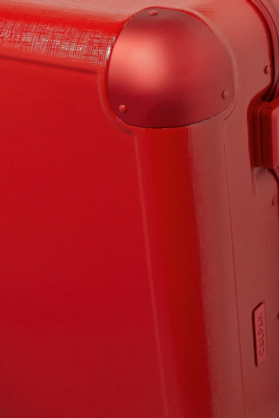 Shop Calpak + Jen Atkin Carry-on Hardshell Suitcase In Red