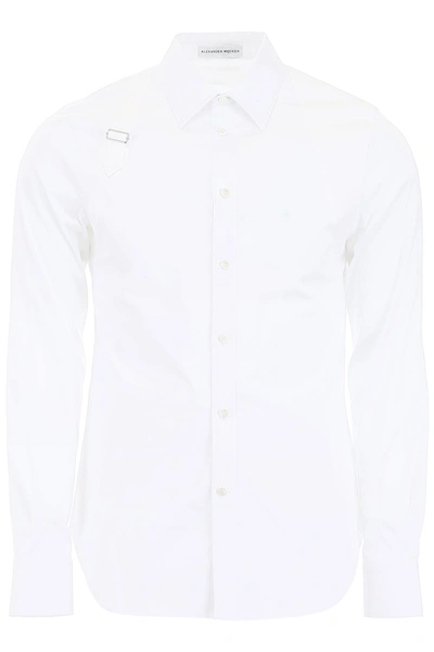 Shop Alexander Mcqueen Shirt With Details In White (white)