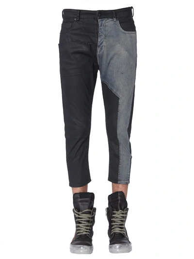 Shop Rick Owens Drkshdw Crop Jeans In Multicolour