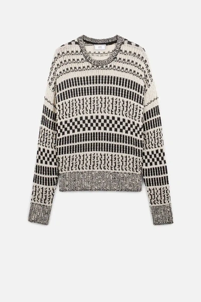 Shop Ami Alexandre Mattiussi Crewneck Oversize Sweater In Black