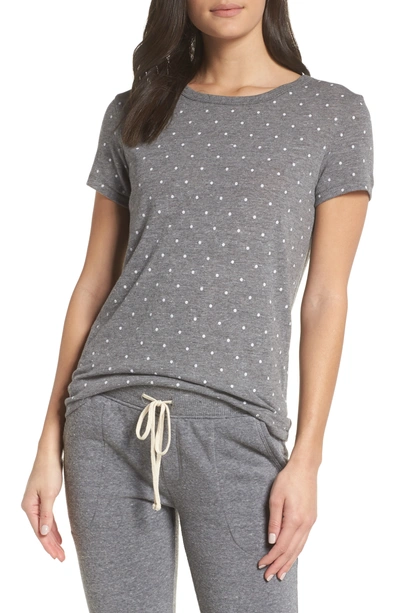 Shop Alternative Ideal Print Tee In Eco Grey Pin Dot