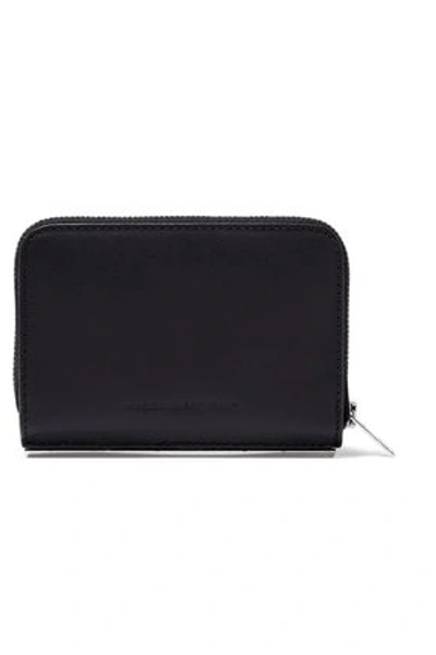 Shop Alexander Wang Woman Leather Wallet Black