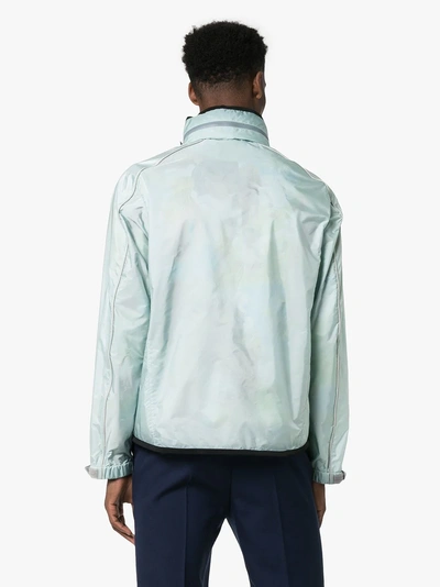 Shop Prada Zip Front Windbreaker Jacket In F0424 Nube
