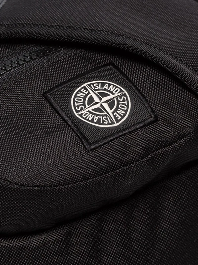 Shop Stone Island Kuriertasche Im Harness-design In Black