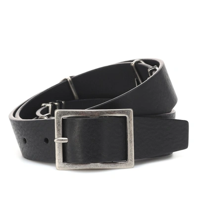 Shop Vetements Leather Belt In Black