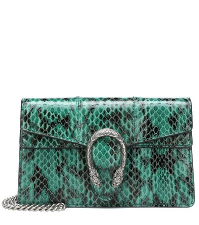 Shop Gucci Dionysus Super Mini Crossbody Bag In Green
