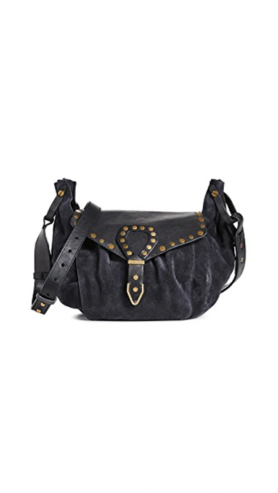 Shop Isabel Marant Sinley Bag In Faded Black