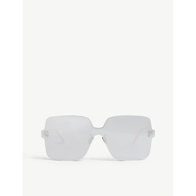 Shop Dior Colorquake1 Square-frame Sunglasses In Silver