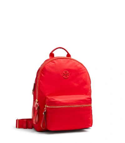 Shop Tory Burch Tilda Zip Backpack In Red