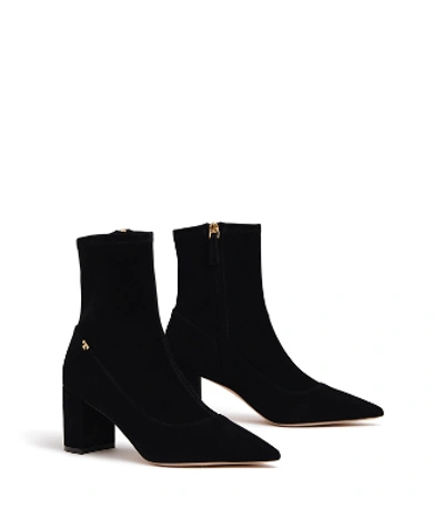 Shop Tory Burch Penelope Stretch Bootie In Perfect Black / Perfect Black