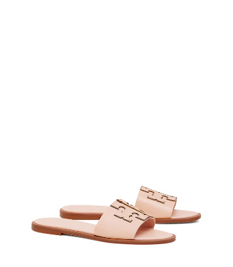 tory burch shell pink slides