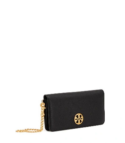 Tory Burch Chelsea Wristlet Pouch In Black | ModeSens