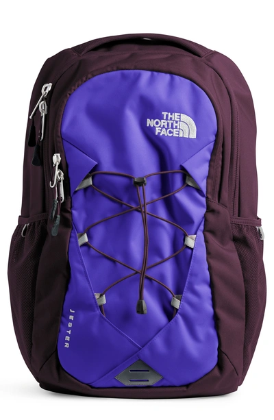 Shop The North Face 'jester' Backpack In Deep Blue/ Galaxy Purple