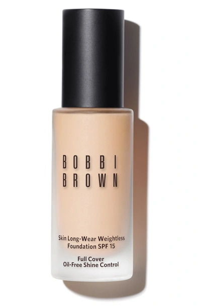 Shop Bobbi Brown Skin Long-wear Weightless Foundation Spf 15 In Porcelain