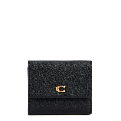 Shop Coach Small Black Leather Wallet