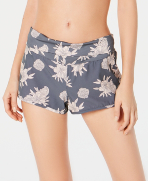 womens printed swim shorts