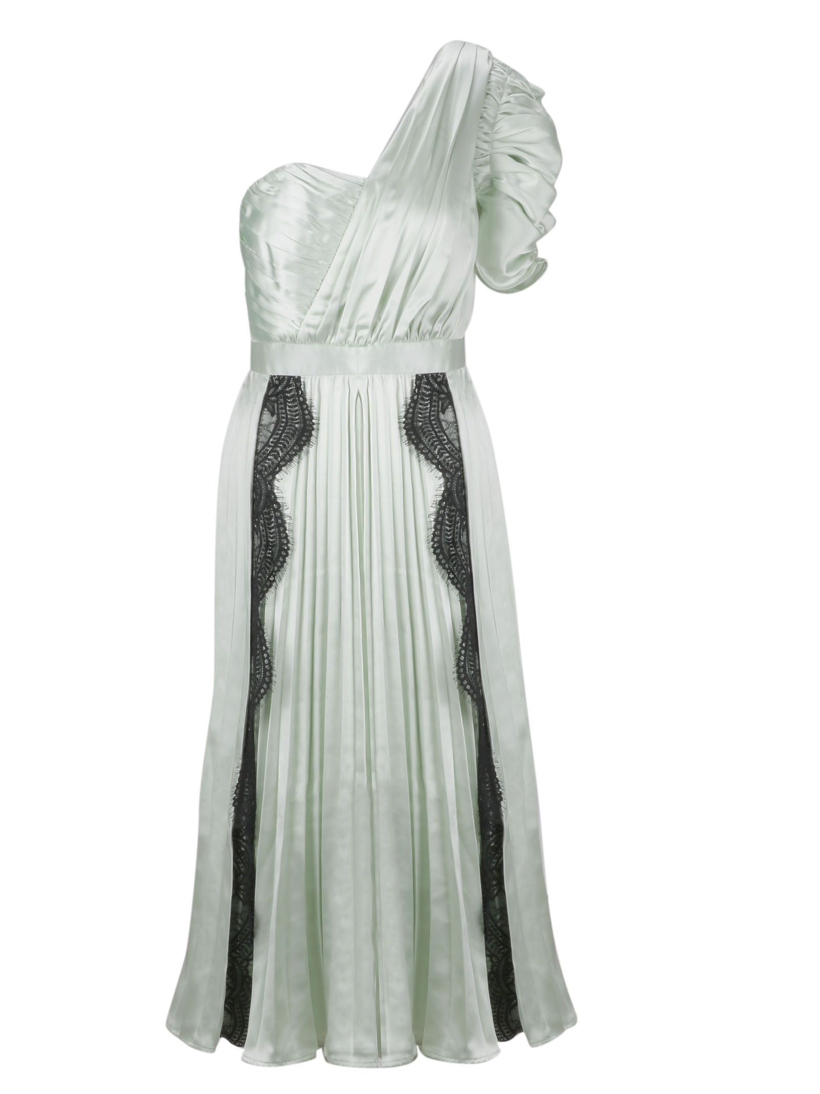 self portrait one shoulder midi dress