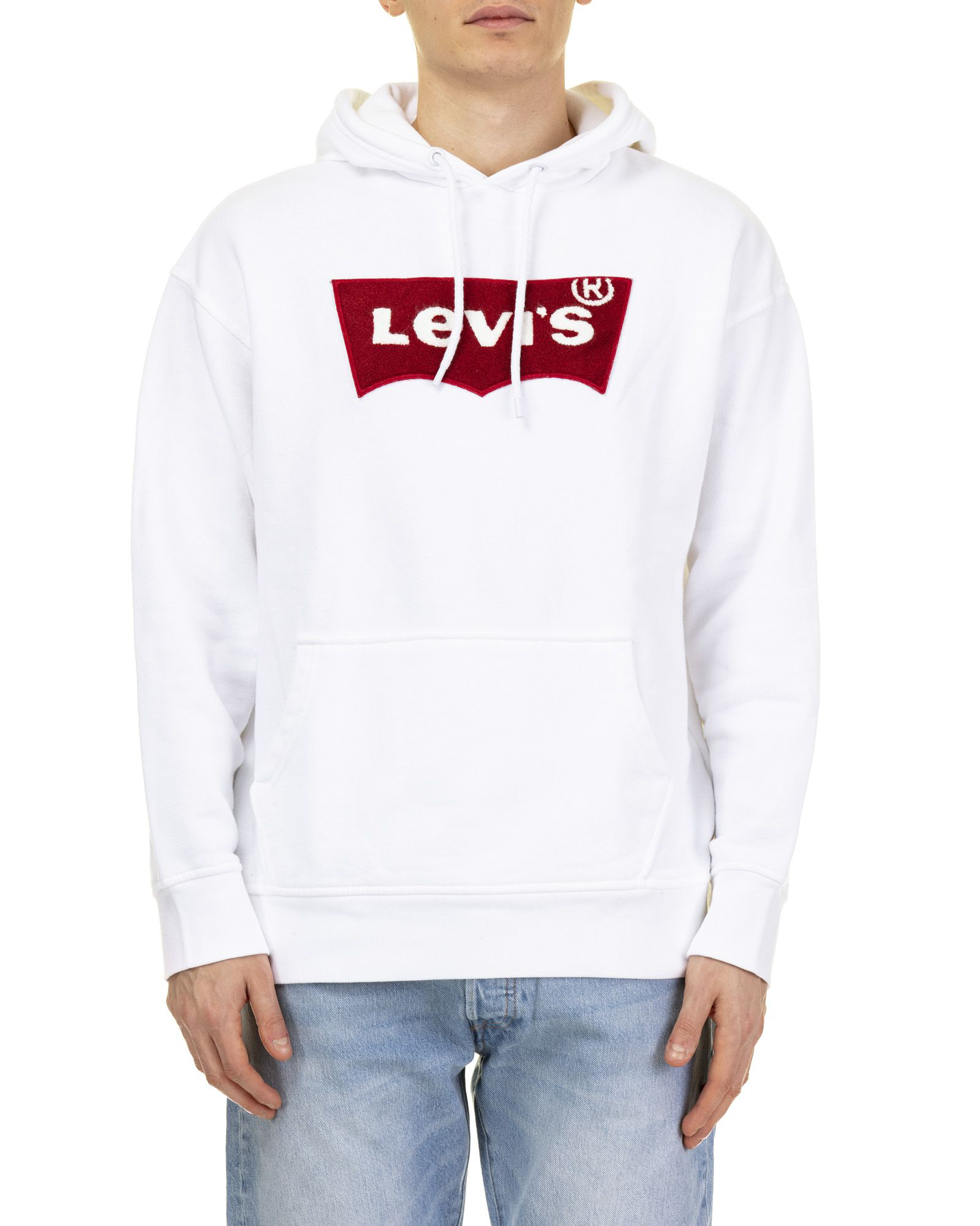 levis sweatshirt white