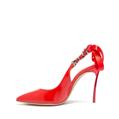 Shop Casadei Blade Kelly In Energy Red