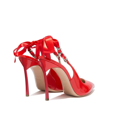 Shop Casadei Blade Kelly In Energy Red