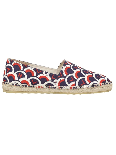 Shop Valentino Garavani Patterned Espadrilles In Marine/mattone