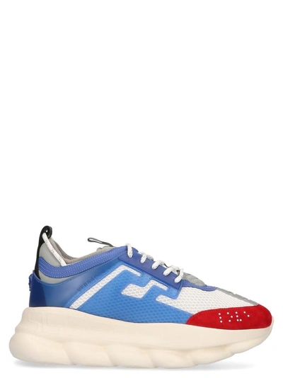 Shop Versace Chain Reaction Sneakers In Multicolor