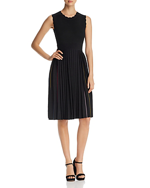 kate spade pleated sweater dress