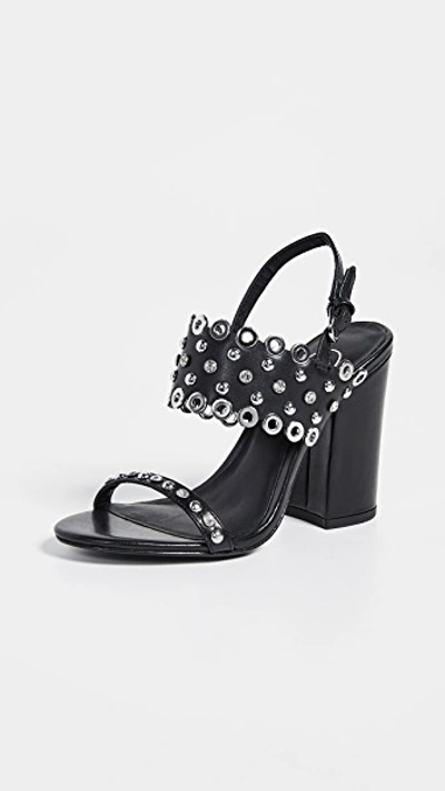 Shop Ash Lucy Sandals In Black