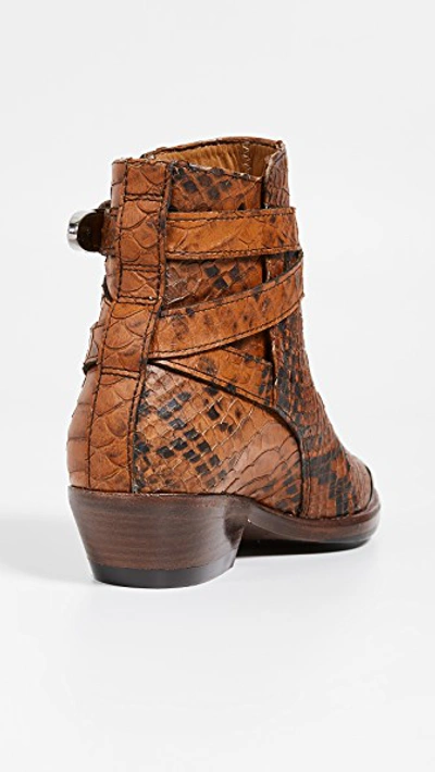 Shop Isabel Marant Donee Boots In Cognac
