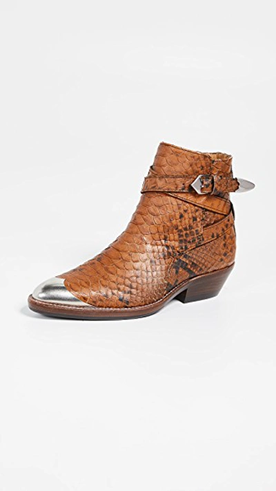 Shop Isabel Marant Donee Boots In Cognac