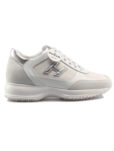 Hogan Interactive H 3d Trainers In Bianco Argento | ModeSens