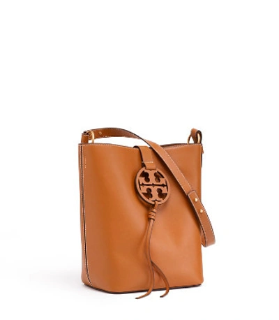 Shop Tory Burch Miller Hobo In Aged Camello