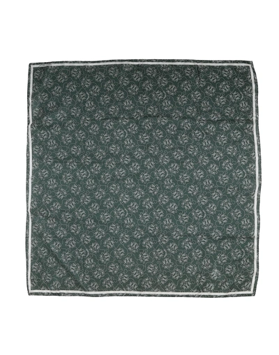 Shop Marc Jacobs Square Scarves In Dark Green
