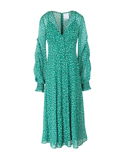 Shop C/meo Collective 3/4 Length Dresses In Green