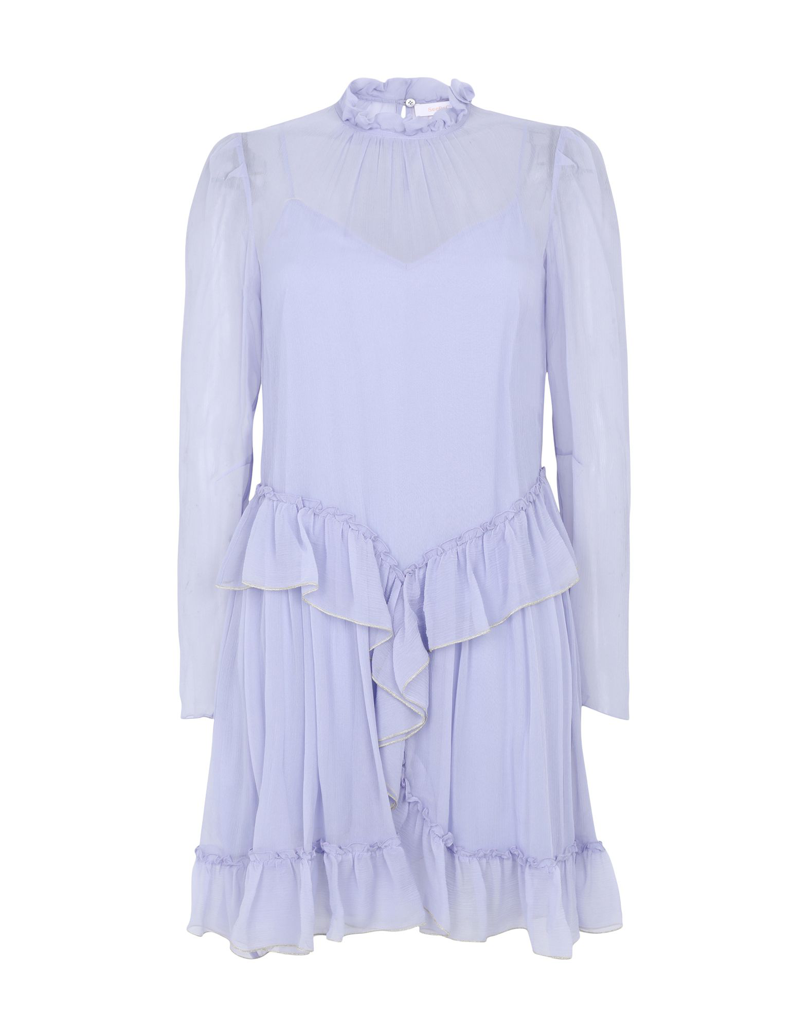 see by chloe purple dress