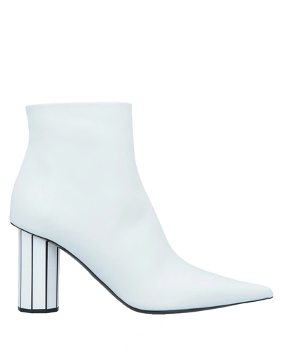 Shop Proenza Schouler Ankle Boots In White