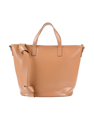 Shop Andrea Incontri Handbag In Tan