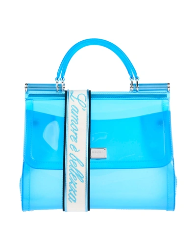 Shop Dolce & Gabbana Handbags In Azure