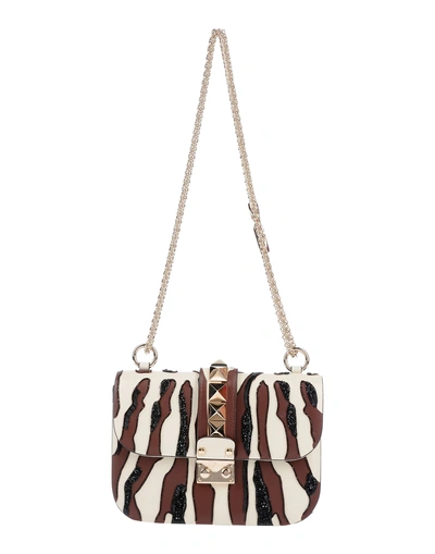 Shop Valentino Shoulder Bag In Brown