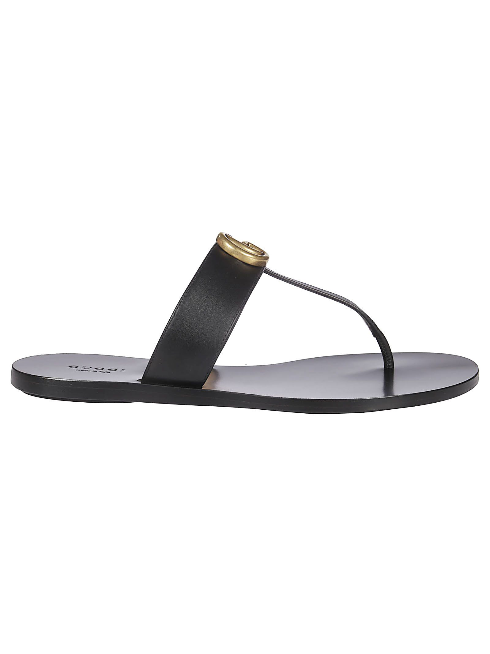 Gucci Lifford Gg Flip Flops Sandals Sandali Infradito Morsetto In 1000 Black Modesens