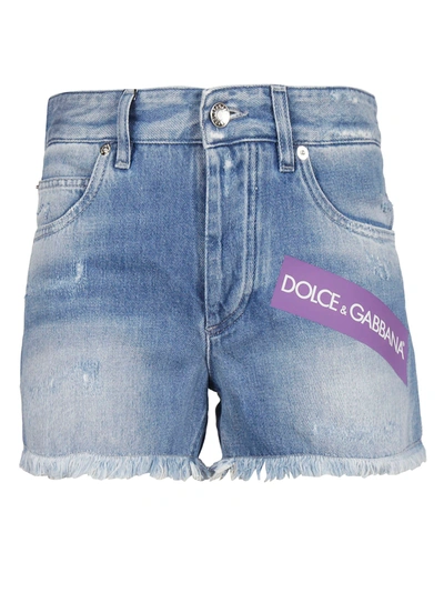 Shop Dolce & Gabbana Logo Shorts