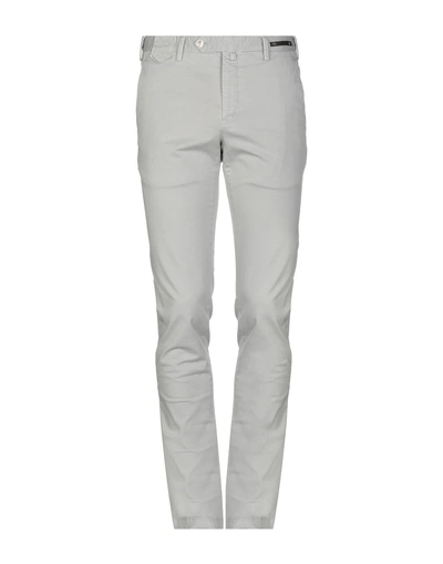 Shop Pt01 Casual Pants In Light Grey